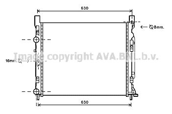 AVA QUALITY COOLING Radiaator,mootorijahutus RT2470